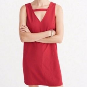 Abercrombie Red Shift Dress